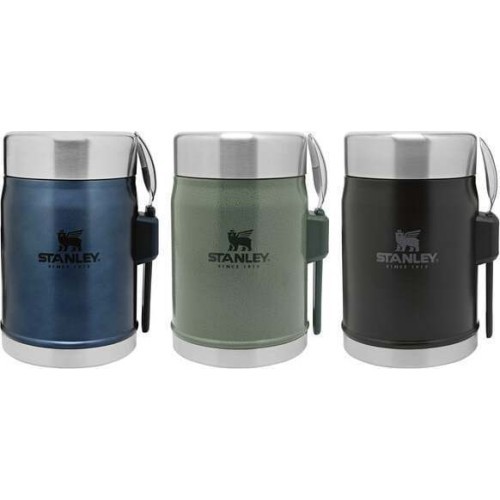 Thermos For Food Stanley Classic Legendary 0.4L, Green, With Spork