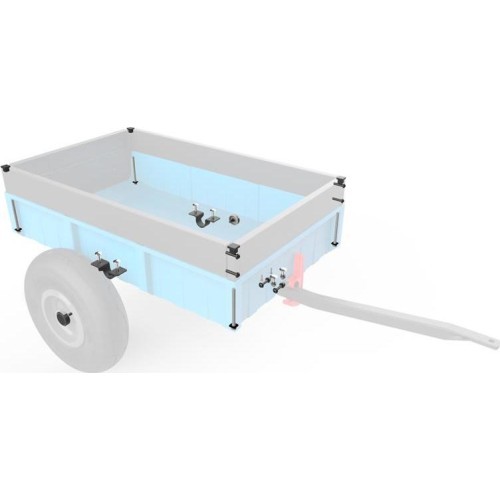 Large Trailer - Assembly set Steel Trailer