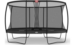 Batuts BERG Grand Elite Regular 520 pelēks + drošības tīkls DLX XL