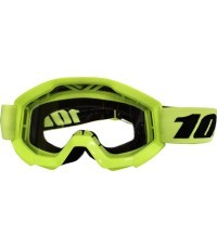 Motokrosa brilles 100% Strata Mini - Yellow, Clear Plexi