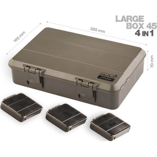 Коробка для рыболовных приманок ZFISH Z-Box PRO 45 (4in1)