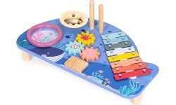 Музыкальный столик с инструментами, морская тема, ECOTOYS