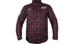 Motociklista krekls W-TEC Black Heart Rattlesneak - černá s červeným pruhem