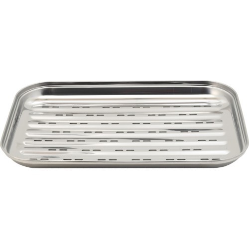 Поднос для гриля из нержавеющей стали Cattara, 34x24 см