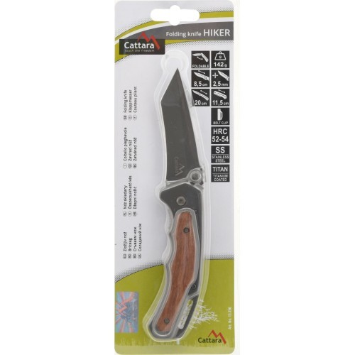 Salokāms nazis ar fiksatoru Cattara Hiker, 20 cm