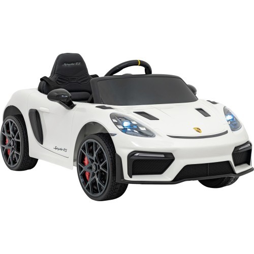 Электромобиль Porsche Spyder RS 718, белый