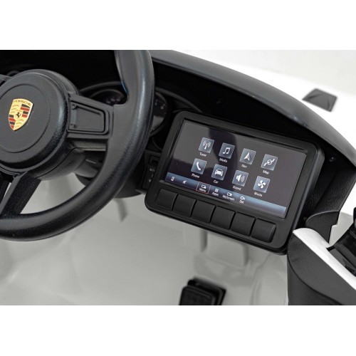 Электромобиль Porsche Spyder RS 718, белый