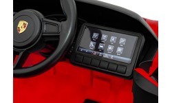 Elektromobilis Porsche 718 Spyder RS, sarkans
