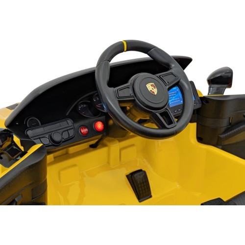 Elektromobilis Porsche Spyder RS 718, dzeltens MP4