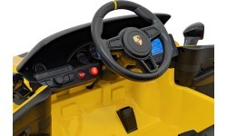 Elektromobilis Porsche Spyder RS 718, dzeltens MP4