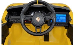 Elektromobilis Porsche Spyder RS 718, dzeltens MP4