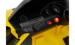 Электромобиль Porsche Spyder RS 718, жёлтый MP4