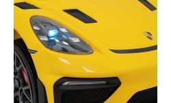 Elektromobilis Porsche Spyder RS 718, dzeltens MP4