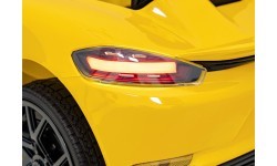 Электромобиль Porsche Spyder RS 718, жёлтый MP4