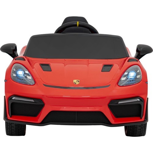 Электромобиль Porsche Spyder RS 718 красный MP4