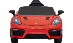 Elektromobilis Porsche Spyder RS 718 sarkans MP4