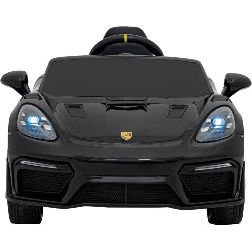 Детский электромобиль Porsche Spyder RS 718 чёрный MP4