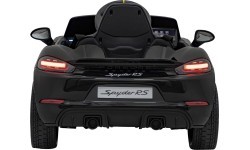 Детский электромобиль Porsche Spyder RS 718 чёрный MP4