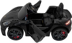 Bērnu elektromobilis Porsche Spyder RS 718 melns MP4