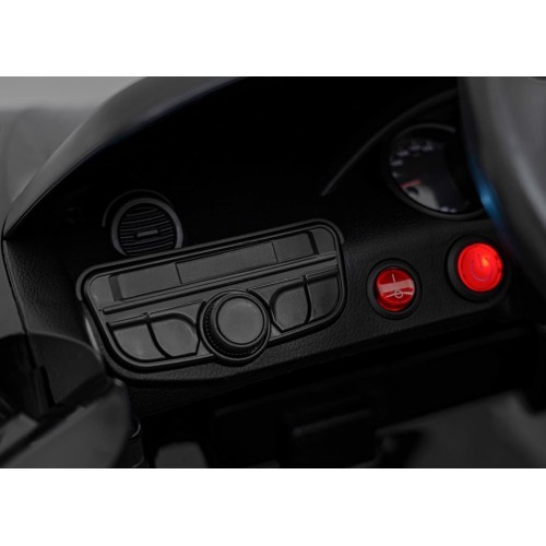 Bērnu elektromobilis Porsche Spyder RS 718 melns MP4