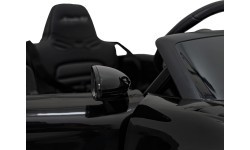 Bērnu elektromobilis Porsche Spyder RS 718 melns MP4
