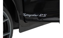 Bērnu elektromobilis Porsche Spyder RS 718 melns MP4