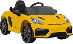 Электромобиль Porsche Spyder RS 718, жёлтый