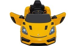 Porsche Spyder RS 718  vehicle Painting Yellow