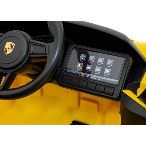 Porsche Spyder RS 718 elektromobilis, dzeltens