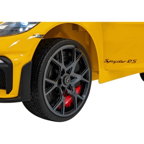 Porsche Spyder RS 718 elektromobilis, dzeltens