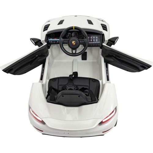 Elektromobilis Porsche Spyder RS 718, balts