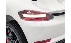 Elektromobilis Porsche Spyder RS 718, balts