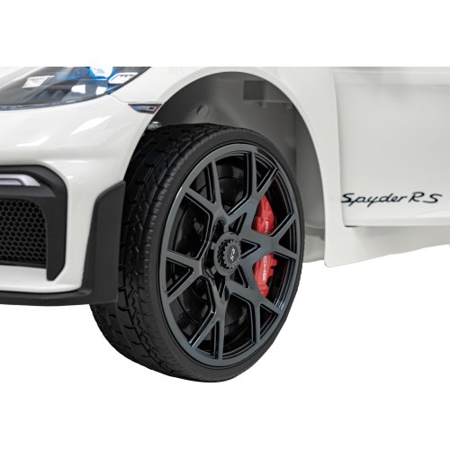 Электромобиль Porsche Spyder RS 718, белый