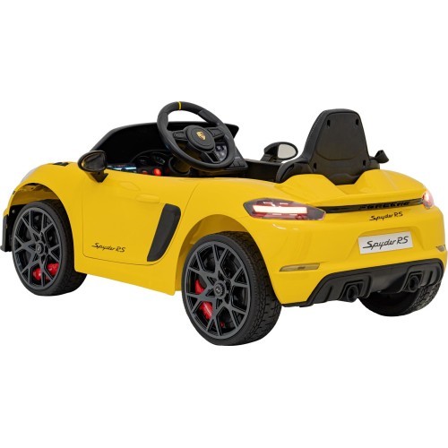 Porsche Spyder RS 718  vehicle Yellow