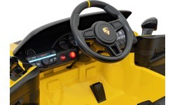 Электромобиль Porsche Spyder RS 718, жёлтый