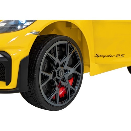 Porsche Spyder RS 718  vehicle Yellow