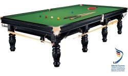 Billiard Table, Snooker, Dynamic Prince II Steelblock, Black, 10 ft.