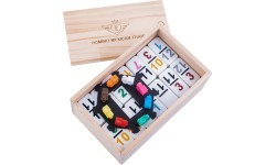 Mexican Train Double 12 numbers Domino Game