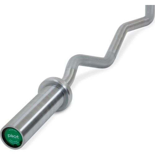 Профессиональный олимпийский гриф EZ Curl Pivot Fitness