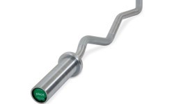 Профессиональный олимпийский гриф EZ Curl Pivot Fitness
