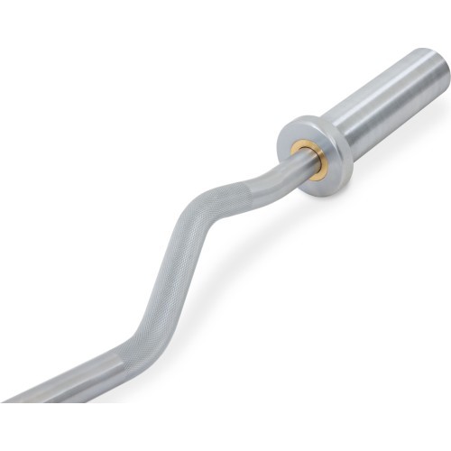 Профессиональный олимпийский гриф EZ Curl Pivot Fitness