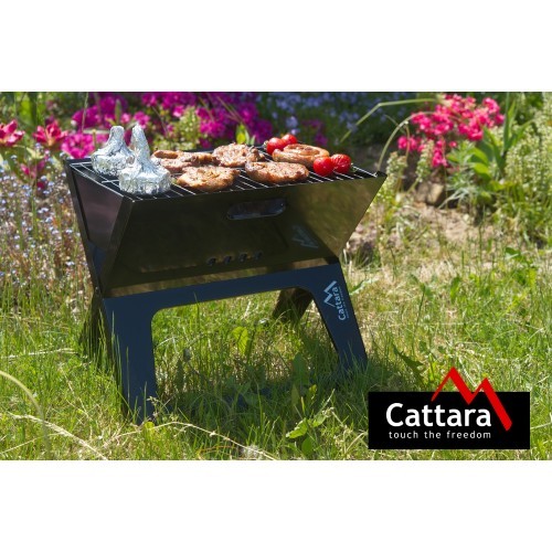 Foldable charcoal grill PIRAN 28x43cm