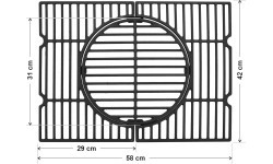 Čuguna grila restes (grilam ROYAL CLASSIC 13040)