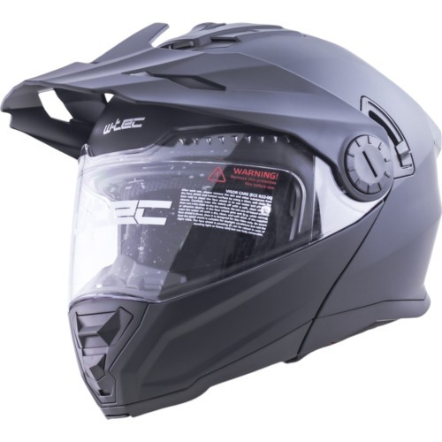 Paceļama enduro ķivere W-TEC Biscay P/J - Matēti melna