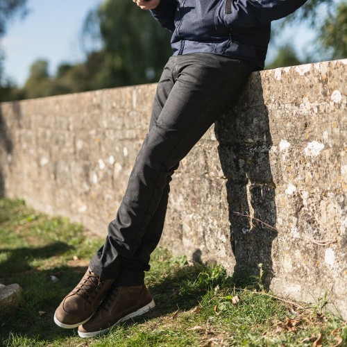 Vīriešu moto džinsi Oxford Original Approved CE Regular Fit melni