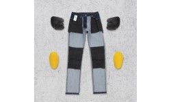 Men’s Motorcycle Jeans Oxford Original Approved CE Regular Fit Black