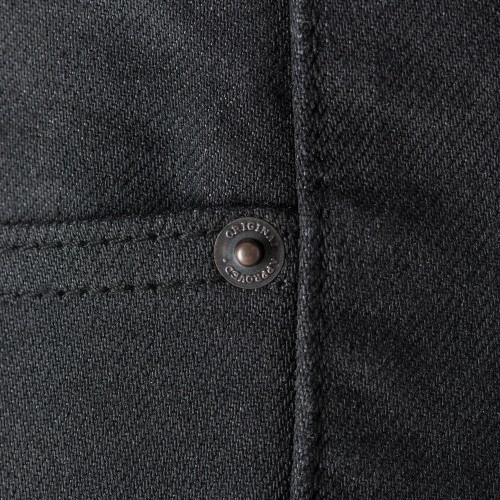 Vīriešu moto džinsi Oxford Original Approved CE Regular Fit melni