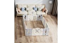 Plastmasas manēža inSPORTline Bufalino 16+2 160 x 240 x 64 cm