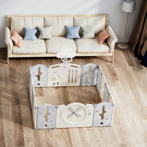 Пластиковый манеж inSPORTline Bufalino 12+2 167 x 160 x 64 см