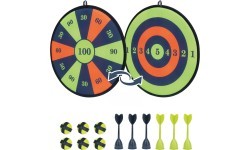 Двусторонняя мишень с дротиками и мячами inSPORTline DSTS140